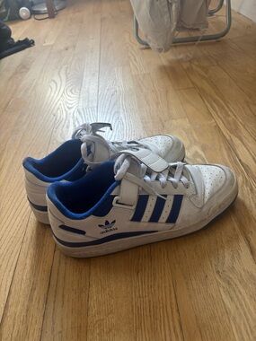 adidas White and Blue